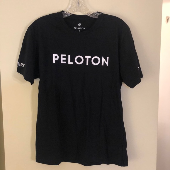 Peleton Black Century Ride Tee Shirt Adult Small